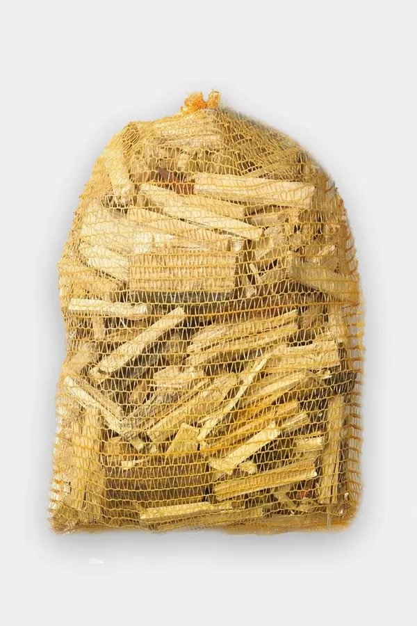 Fein gespaltenes Anfeuerholz ofenfertig trocken (40 Liter Papiersack < 12% Feuchte)