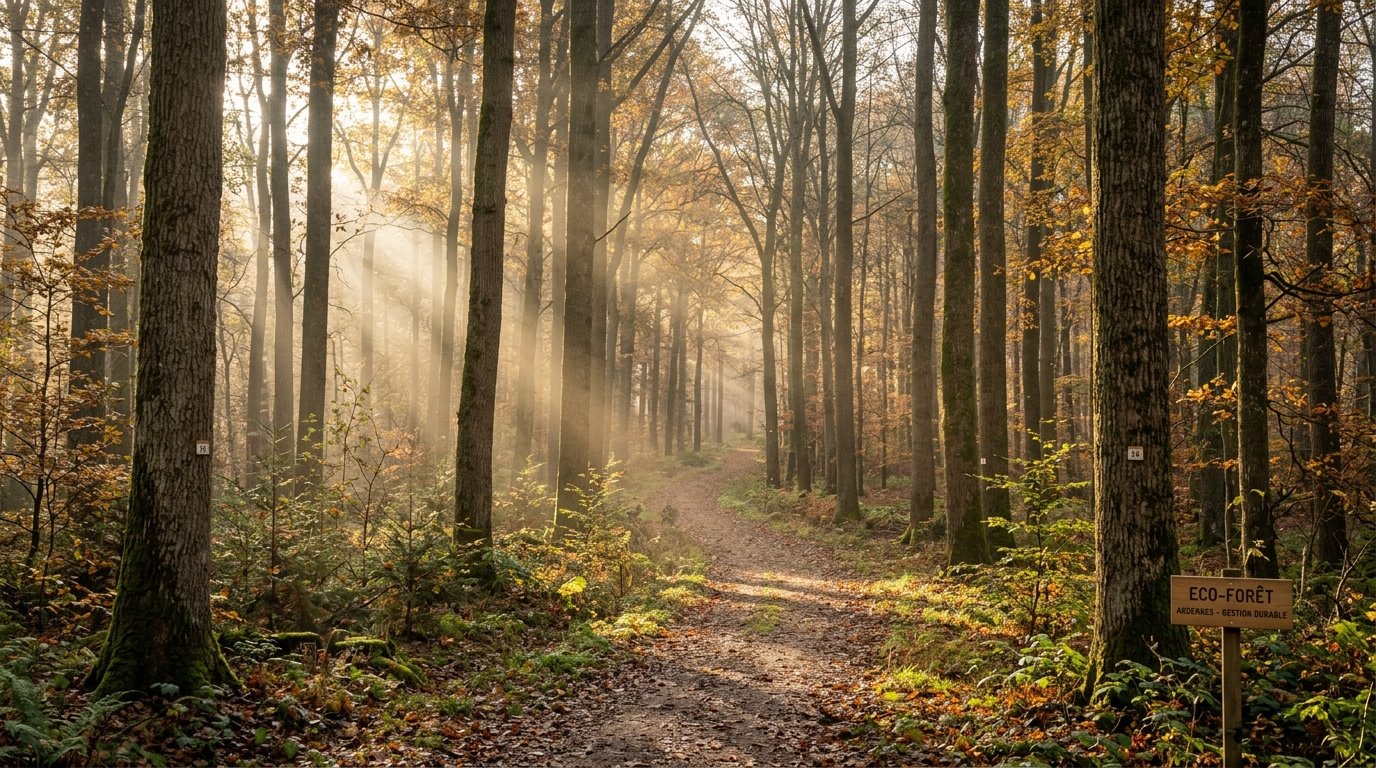 Forêt éco-gérée certifiée PEFC