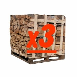 Kaminholz Buche ofenfertig geschnitten (25 cm) — Palette 1,8 m³