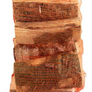 Eichenholz-Scheite im Tragenetz ofenfertig getrocknet (22 Liter / 25 cm)