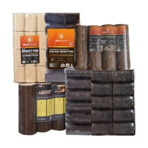 Brennstoff-Probierpaket Tages- & Nachtbriketts inklusive Öko-Anzündset