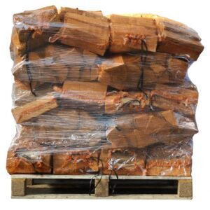 Großpalette 88 Raschelsäcke Eichen-Kaminholz trocken (1.936 Liter Vorrat)